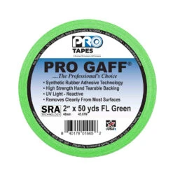 Pro Tapes Gaff 2x50yds FL Green Cloth Tape