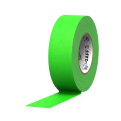 Pro Tapes Gaff 2x50yds FL Green Cloth Tape -Toy World 001UPCG250MFLGRN 3
