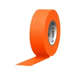 Pro Tapes Gaff 2x50yds FL Orange Cloth Tape 5 Pro Tapes Gaff 2x50yds FL Orange Cloth Tape -Toy World 001UPCG250MFLORA 3