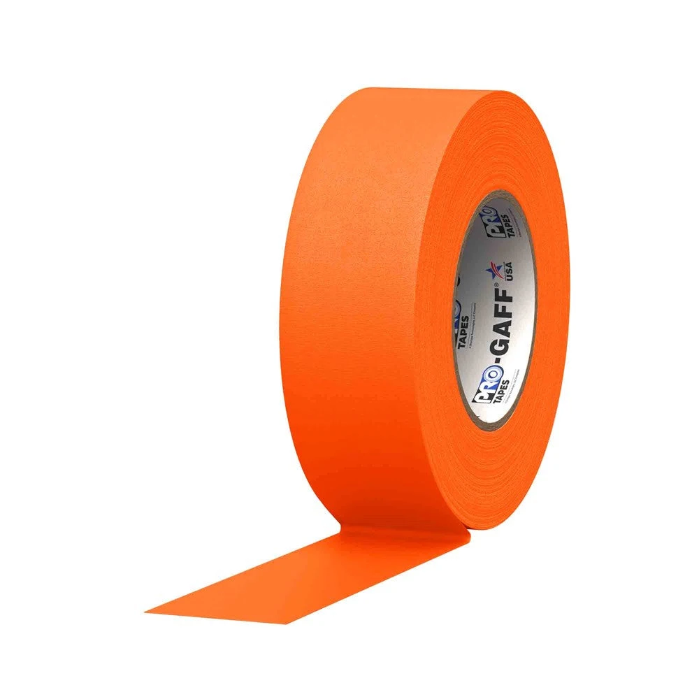 Pro Tapes Gaff 2x50yds FL Orange Cloth Tape 3 Pro Tapes Gaff 2x50yds FL Orange Cloth Tape - Image 3