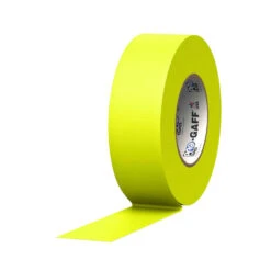 Pro Tapes Gaff 2x50yds FL Yellow Cloth Tape 5 Pro Tapes Gaff 2x50yds FL Yellow Cloth Tape -Toy World 001UPCG250MFLYEL 3