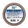 Pro Tapes Gaff 2x55yds Brown Cloth Tape 3 Pro Tapes Gaff 2x55yds Brown Cloth Tape -Toy World 001UPCG255MBRN