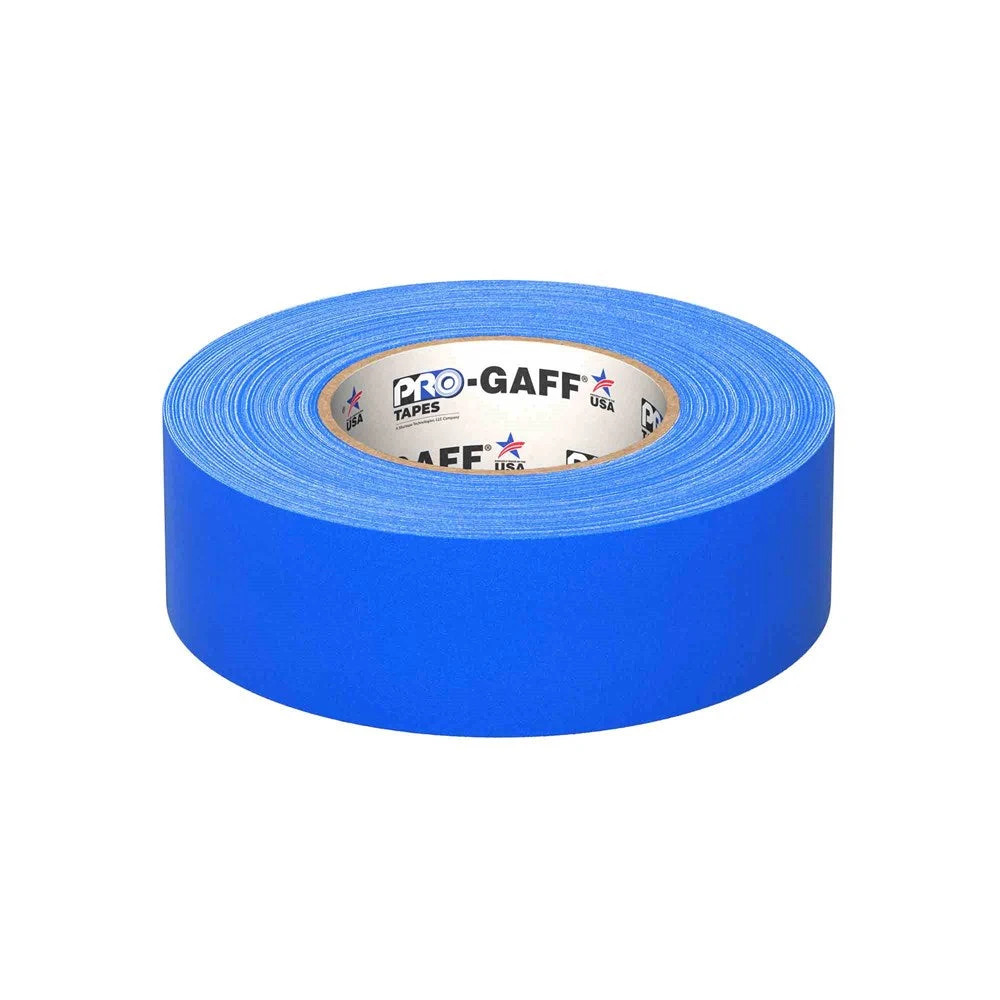 Pro Tapes Gaff 2x55yds Electric Blue Cloth Tape 2 Pro Tapes Gaff 2x55yds Electric Blue Cloth Tape - Image 2
