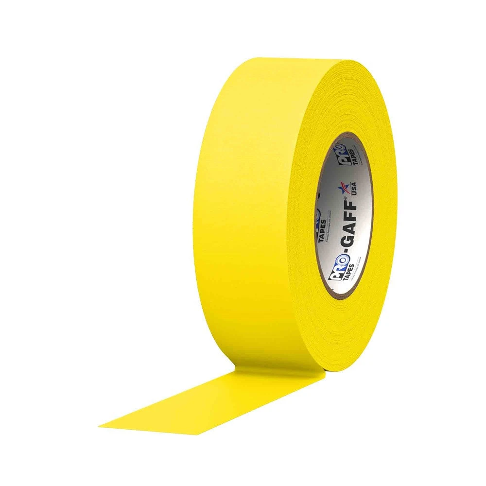 Pro Tapes Gaff 2x55yds Yellow Cloth Tape 3 Pro Tapes Gaff 2x55yds Yellow Cloth Tape - Image 3