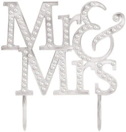 AMS Mr. And Mrs. Cake Topper 1ct