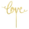 AMS Gold Love Cake Topper 1ct