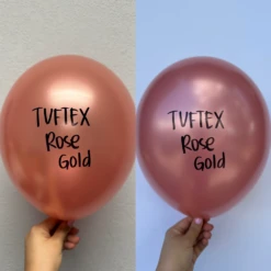 Tuftex Metallic Rose Gold 11 Inch Latex Balloons 100ct -Toy World 10040TFTX 3 b5706149 fb1d 4f10 95ad 910bfa401aa9