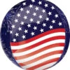 Anagram Stars, Stripes & Fireworks 16in ORBZ Balloon -Toy World 103042