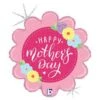 Betallic Happy Mother's Day Pastel Floral Holographic 18in Foil Balloon 2 Betallic Happy Mother's Day Pastel Floral Holographic 18in Foil Balloon -Toy World 103150