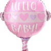 Anagram Baby Girl Rattle 24in Foil Balloon -Toy World 104536
