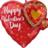 Anagram 22 Inch Happy Valentines Day Glitter Garland Foil Balloon -Toy World 106040