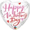Valentine Casual Script 18in Foil Balloon FLAT