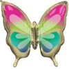 Anagram Tropical Butterfly 30in Foil Balloon 2 Anagram Tropical Butterfly 30in Foil Balloon -Toy World 108351