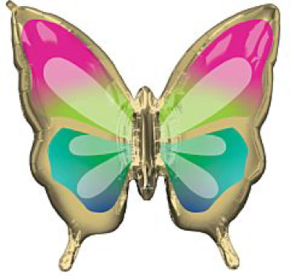 Anagram Tropical Butterfly 30in Foil Balloon 1 Anagram Tropical Butterfly 30in Foil Balloon