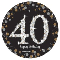 AMS Sparkling Celebration Happy Birthday 40 Spray Centerpiece 1ct
