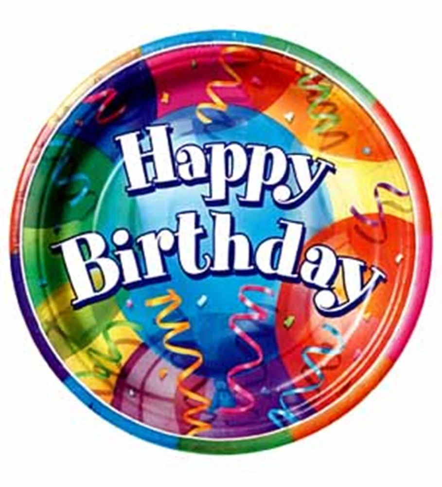 Brilliant Birthday Plate (S) 8ct 1 Brilliant Birthday Plate (S) 8ct