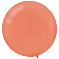 AMS Latax Balloon Pearlized Rose Gold 24 Inch 4ct