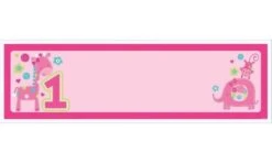 AMS One Wild Girl Sign Personalized Banner