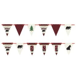 AMS Lumber Jack Pennant Banner