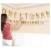 AMS Floral Baby Jumbo Letter Banner Kit 2ct