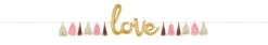AMS Tassel Banner Light Pink Ivory Rose Gold 1ct