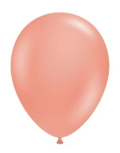 Tuftex Metallic Rose Gold 11 Inch Latex Balloons 12ct