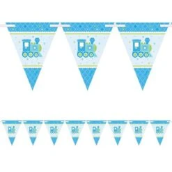 AMS Welcome Little One Boy Banner Pennant
