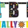 AMS Brilliant Birthday 21st Letter Banner 2c