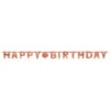 AMS Blush Happy Birthday Letter Banner 1ct