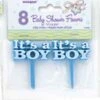 Its A Boy Blue Cake Picks, 8ct