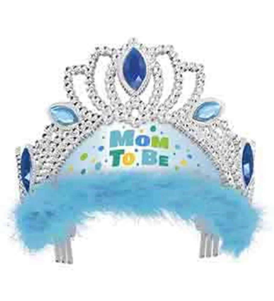 Mom To Be Tiara Blue 1 Mom To Be Tiara Blue