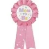 Mom To Be Award Ribbon Pink -Toy World 13917