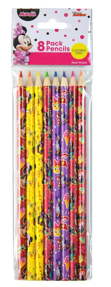 Minnie Colored Pencils 8ct 2.75x0.25x9 1 Minnie Colored Pencils 8ct 2.75x0.25x9
