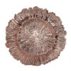 Plastic Reef Charger Plate 13in - Rose Gold -Toy World 15 0632RG