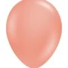 Tuftex Metallic Rose Gold 11 Inch Latex Balloons 100ct