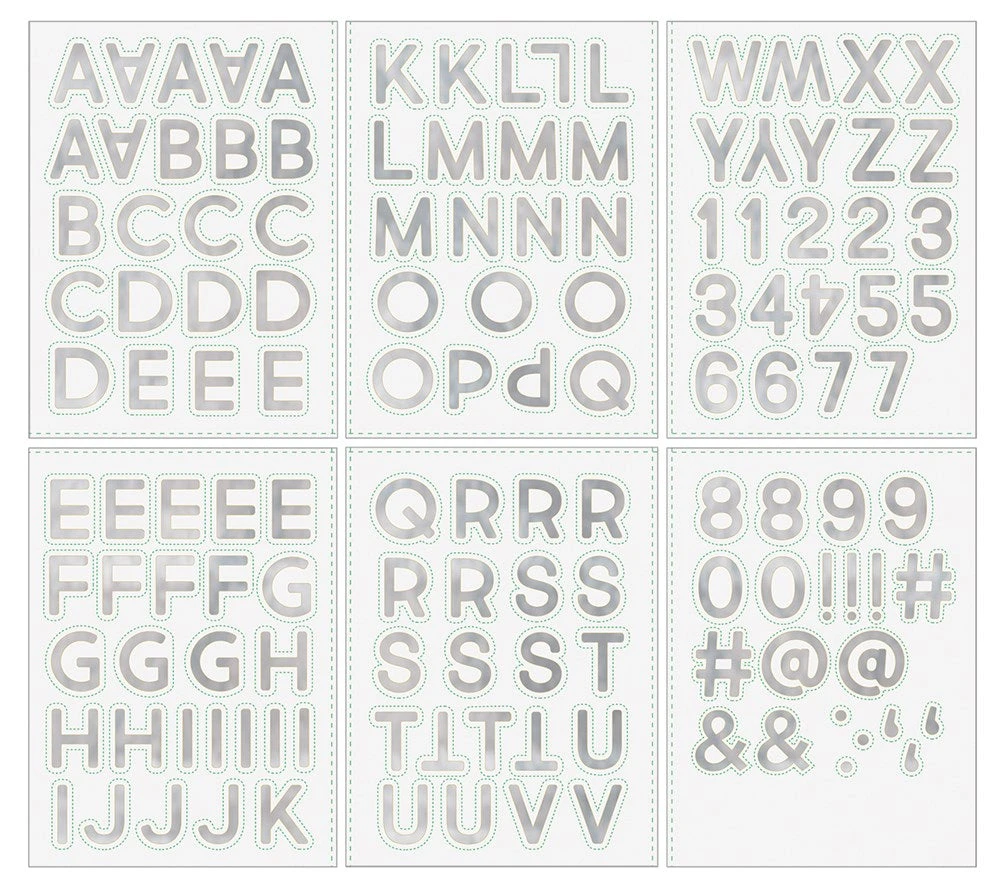 AMS Balloon Stickers Silver 6ct 2 AMS Balloon Stickers Silver 6ct - Image 2