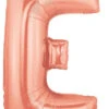 Betallic Letter E Rose Gold 34 Inch Shaped Foil Balloon Packaged 1ct 3 Betallic Letter E Rose Gold 34 Inch Shaped Foil Balloon Packaged 1ct -Toy World 15905RGPBET
