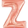 Betallic Z Rose Gold 34 Inch Shaped Foil Balloon Polybagged 1ct -Toy World 15926RGBBET