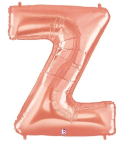 Betallic Z Rose Gold 34 Inch Shaped Foil Balloon Polybagged 1ct