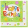 Birthday Glee Napkin (S) 16ct -Toy World 17241
