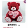 18in Red Bear Happy Valentines Day