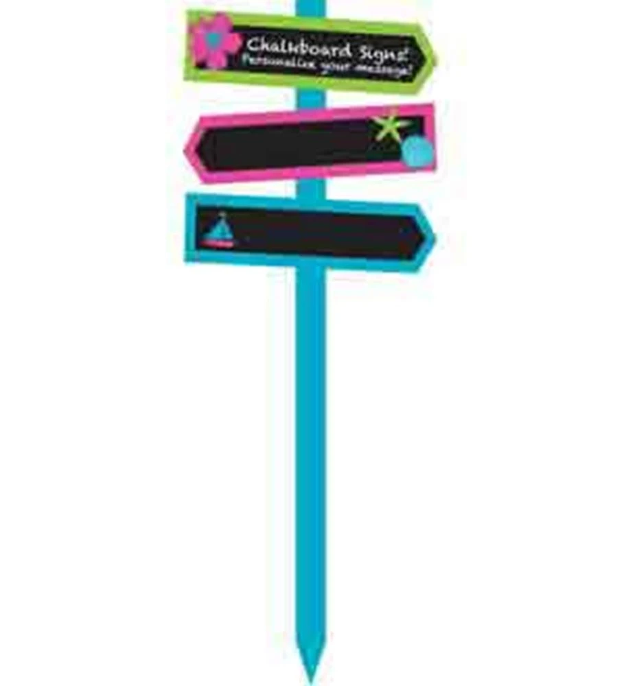 AMS Chalkboard Yard Stake 28x10 1 AMS Chalkboard Yard Stake 28x10