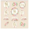 AMS Floral Baby Pennant Banner