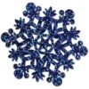 Winter -Snow Flake Prismatic Blue