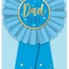 AMS Gender Reveal Dad To Be Award Ribbon 1ct -Toy World 210580