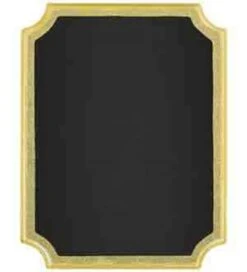 AMS Gold Glitter Easel Sign 1ct