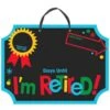 AMS Offically Retired Countdown Sign 1ct -Toy World 241859