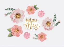 AMS Mint To Be Floral Backdrop 1ct