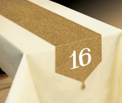 AMS Blush Sweet Sixteen Table Runner 13 Inch X 72 Inch 1ct