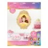AMS Disney Princess Glitter Wall Frame And Cutout Decoration Kit 9ct